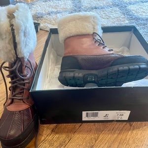 Ralph Lauren winter boots.